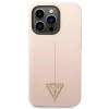 Guess GUHCP14XSLTGP iPhone 14 Pro Max 6.7" pink/pink hardcase Silicone Triangle tok - 3