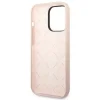 Guess GUHCP14XSLTGP iPhone 14 Pro Max 6.7" pink/pink hardcase Silicone Triangle tok - 7