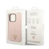 Guess GUHCP14XSLTGP iPhone 14 Pro Max 6.7" pink/pink hardcase Silicone Triangle tok - 8