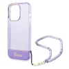Guess GUHCP14XHGCOHU iPhone 14 Pro Max 6.7" lila/lila keménytok Translucent Pearl Strap - 5