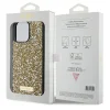 Guess Rhinestone Metal Logo tok iPhone 15 Pro - sárga thumbnail