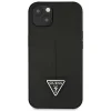 Guess GUHCP14MPSATLK iPhone 14 Plus 6,7" fekete/fekete hardcase SaffianoTriangle Logo tok thumbnail