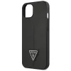 Guess GUHCP14MPSATLK iPhone 14 Plus 6,7" fekete/fekete hardcase SaffianoTriangle Logo tok thumbnail