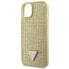 Guess GUHCP14MHDGTPD iPhone 14 Plus 6.7" arany/arany keménytok Rhinestone Triangle tok - 6