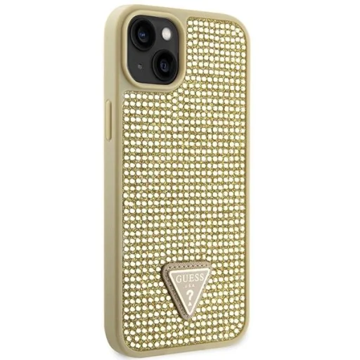 Guess GUHCP14MHDGTPD iPhone 14 Plus 6.7" arany/arany keménytok Rhinestone Triangle tok - 4
