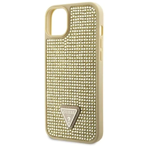Guess GUHCP14MHDGTPD iPhone 14 Plus 6.7" arany/arany keménytok Rhinestone Triangle tok - 6