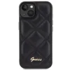 Guess Quilted Metal Logo tok iPhone 15 - fekete thumbnail