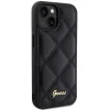 Guess Quilted Metal Logo tok iPhone 15 - fekete thumbnail