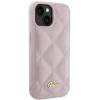 Guess Quilted Metal Logo tok iPhone 15 - rózsaszín thumbnail
