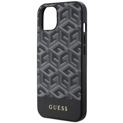 Guess GUHMP14MHGCFSEK iPhone 14 Plus 6.7" fekete/fekete keménytok G Cube Stripes MagSafe tok - 6