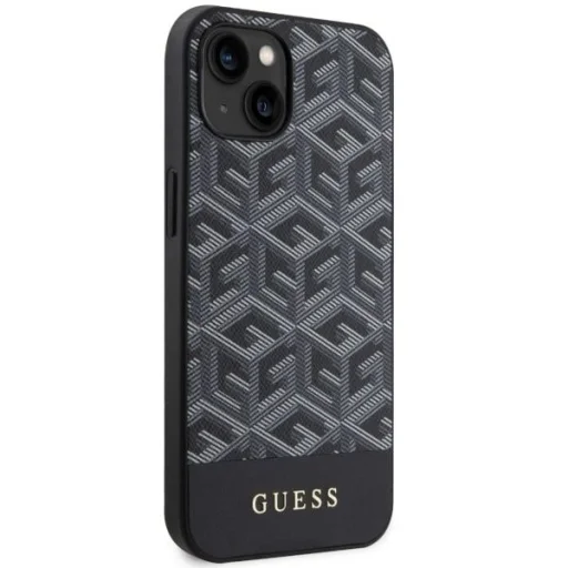 Guess GUHMP14MHGCFSEK iPhone 14 Plus 6.7" fekete/fekete keménytok G Cube Stripes MagSafe tok - 4
