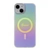 Guess IML Iridescent MagSafe tok iPhone 15 Plus - lila tok thumbnail