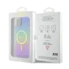Guess IML Iridescent MagSafe tok iPhone 15 Plus - lila tok thumbnail