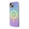 Guess IML Iridescent MagSafe tok iPhone 15 Plus - lila tok thumbnail