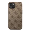 Guess GUHCP15MG4GFBR iPhone 15 Plus 6.7" barna/barna kemény tok 4G Metal Gold Logo - 3