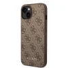 Guess GUHCP15MG4GFBR iPhone 15 Plus 6.7" barna/barna kemény tok 4G Metal Gold Logo - 2