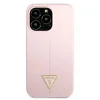 Guess GUHCP13XSLTGU iPhone 13 Pro Max 6.7" lila/lila keménytok Silicone Triangle tok - 3