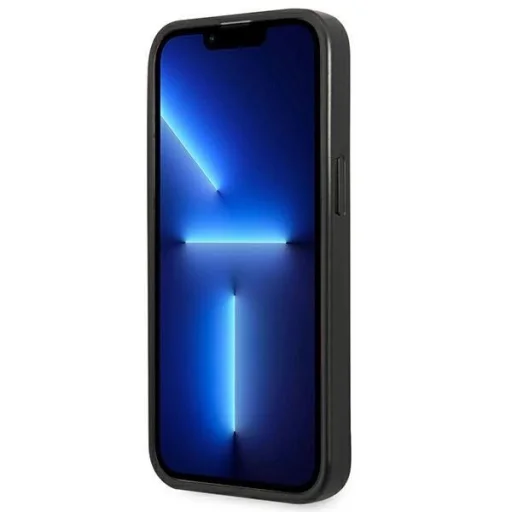 Guess GUHCP14MPSATLG iPhone 14 Plus 6.7" ezüst/ezüst kemény tok SaffianoTriangle Logo tok - 5