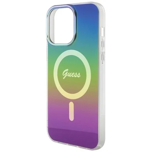 Guess IML Iridescent MagSafe tok iPhone 15 Pro-hoz - fekete - 6