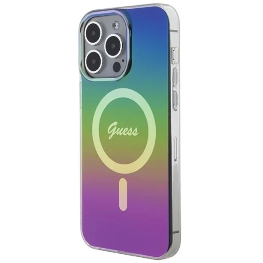 Guess IML Iridescent MagSafe tok iPhone 15 Pro-hoz - fekete - 2