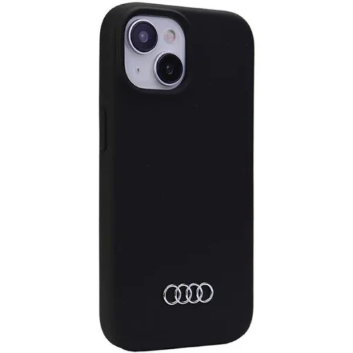  iPhone 15 Fekete Audi szilikon tok - 2