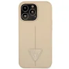 Guess GUHCP14XPSATLE iPhone 14 Pro Max 6,7" beige / bézs tok SaffianoTriangle Logo thumbnail