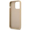 Guess GUHCP14XPSATLE iPhone 14 Pro Max 6,7" beige / bézs tok SaffianoTriangle Logo thumbnail