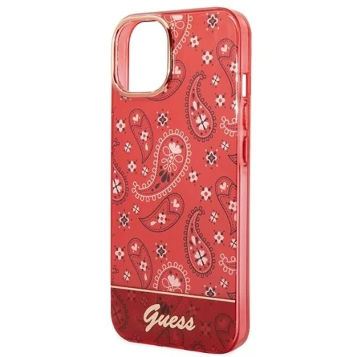 Guess GUHCP14MHGBNHR iPhone 14 Plus 6.7" piros/piros tok Bandana Paisley - 6