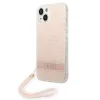 Guess GUOHCP14MH4STP iPhone 14 Plus 6.7 "pink / pink kemény tok 4G Print Strap thumbnail