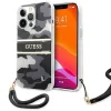 Guess GUHCP13XKCABBK iPhone 13 Pro Max 6.7" fekete/fekete kemény tok Camo Strap Collection thumbnail