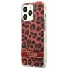 Guess GUHCP13LHSLEOR iPhone 13 Pro piros/piros kemény tok Leopard thumbnail