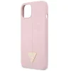 Guess GUHCP13SSLTGU iPhone 13 mini 5.4" lila/lila kemény tok Silicone Triangle tok thumbnail