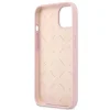 Guess GUHCP13SSLTGU iPhone 13 mini 5.4" lila/lila kemény tok Silicone Triangle tok thumbnail