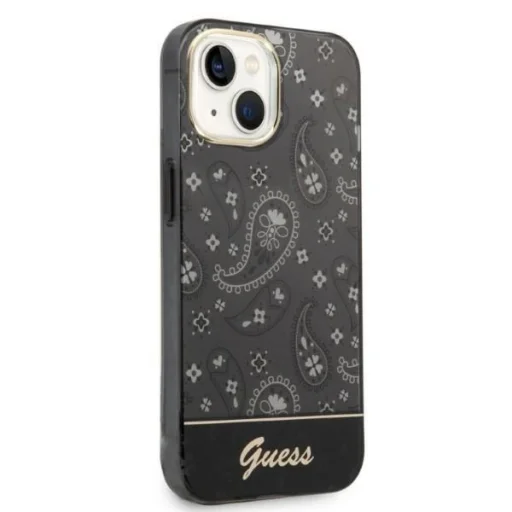 Guess GUHCP14MHGBNHK iPhone 14 Plus 6.7" fekete/fekete telefontok Bandana Paisley tok. - 4