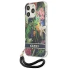 Guess GUHCP13LHFLSB iPhone 13 Pro hardcase Flower Strap tok - 2