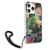 Guess GUHCP13LHFLSB iPhone 13 Pro hardcase Flower Strap tok - 4