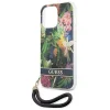 Guess GUHCP13LHFLSB iPhone 13 Pro hardcase Flower Strap tok - 6
