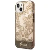 Guess GUHCP14MHGPLHC iPhone 14 Plus 6.7" okkersárga Porcelain Collection tok - 2