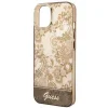 Guess GUHCP14MHGPLHC iPhone 14 Plus 6.7" okkersárga Porcelain Collection tok - 6