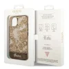 Guess GUHCP14MHGPLHC iPhone 14 Plus 6.7" okkersárga Porcelain Collection tok - 8