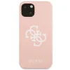 Guess GUHCP13SLS4GWPI iPhone 13 mini 5.4" rózsaszín/rozsaszin tok hard case Silicone 4G Logo thumbnail