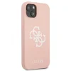 Guess GUHCP13SLS4GWPI iPhone 13 mini 5.4" rózsaszín/rozsaszin tok hard case Silicone 4G Logo thumbnail