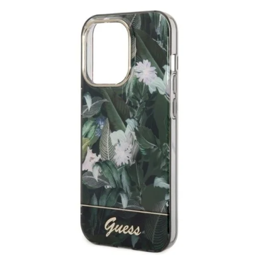 Guess Jungle Collection tok iPhone 14 Pro Max - zöld - 5