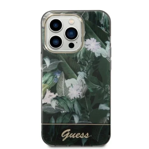 Guess Jungle Collection tok iPhone 14 Pro Max - zöld - 6