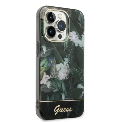 Guess Jungle Collection tok iPhone 14 Pro Max - zöld - 7