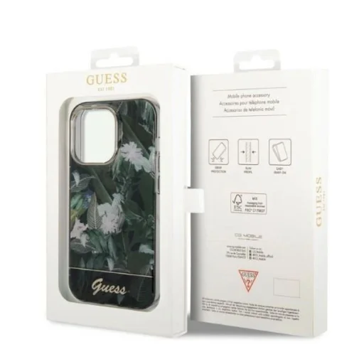 Guess Jungle Collection tok iPhone 14 Pro Max - zöld - 8