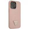 Guess GUHCP14XPSATLP iPhone 14 Pro Max 6,7" pink / pink kemény tok SaffianoTriangle Logo - 4