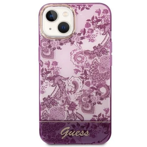 Guess GUHCP14MHGPLHF iPhone 14 Plus 6.7" fukszia hardcase Porcelain Collection tok - 3