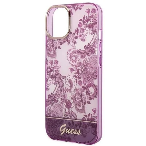 Guess GUHCP14MHGPLHF iPhone 14 Plus 6.7" fukszia hardcase Porcelain Collection tok - 6