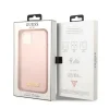 Guess GUHMP13MSBPLP iPhone 13 6.1" pink/pink szilikon tok Silicone Logo Plate MagSafe - 8